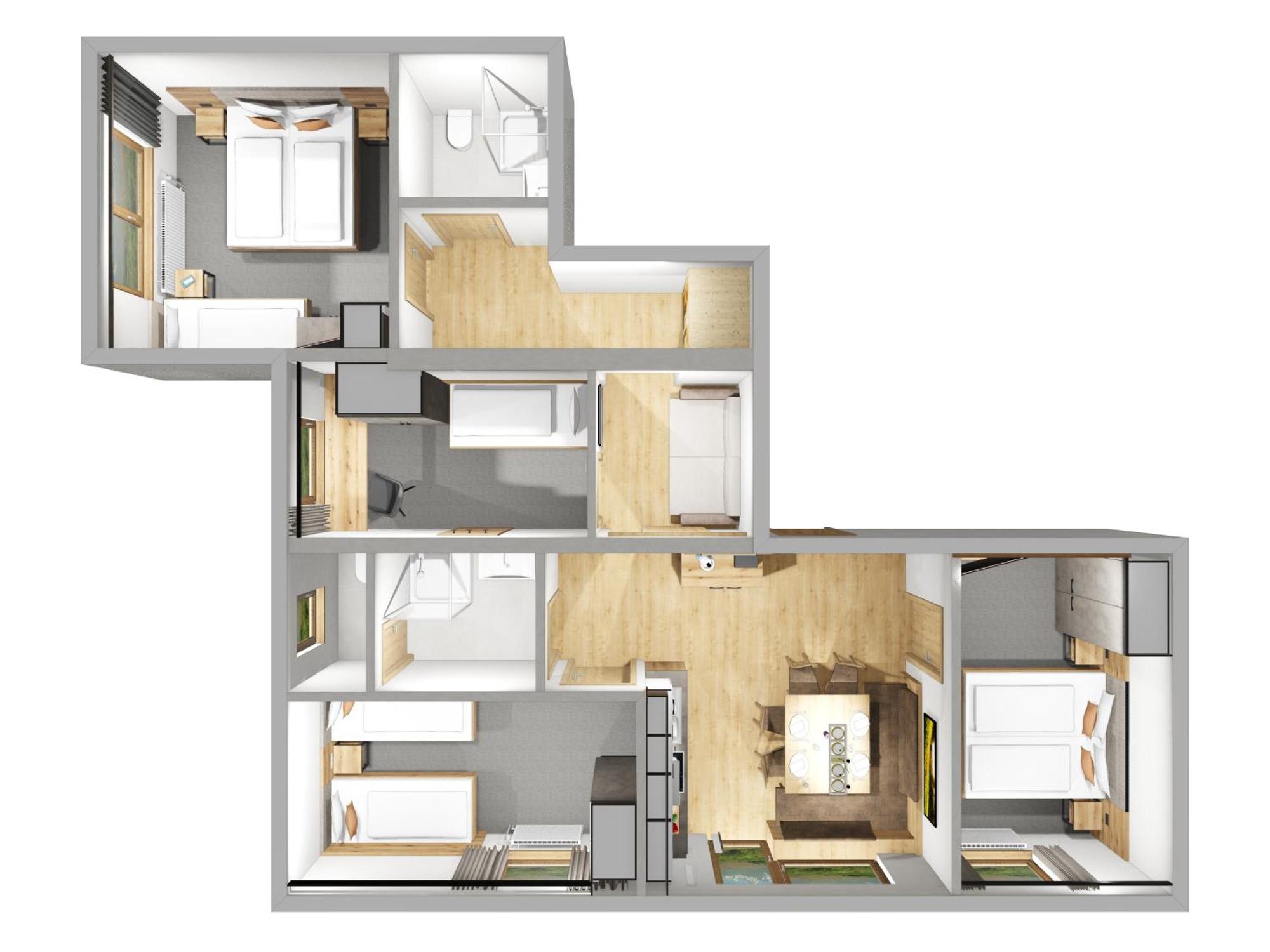 Apartamento Haus Enzian Fiss Exterior foto
